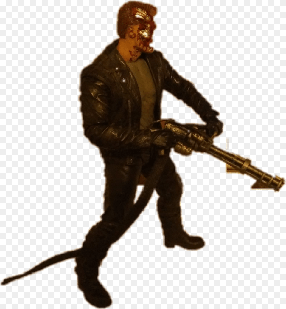 The Newest Terminator Stickers, Figurine, Adult, Clothing, Coat Free Png