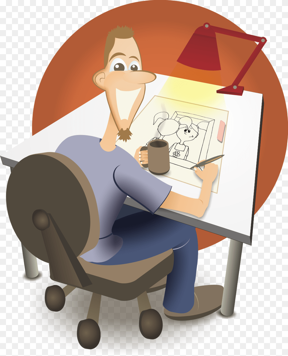 The Next Several Items Will Be The Icons That I Am Drawing Table, Art, Person Free Transparent Png