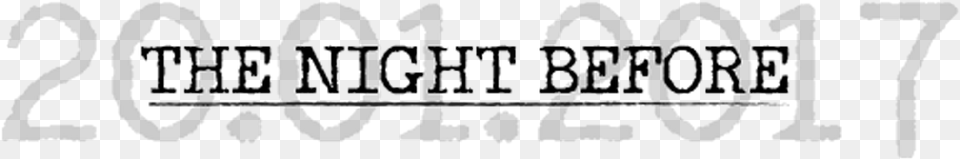 The Night Before Calligraphy, Text Free Png