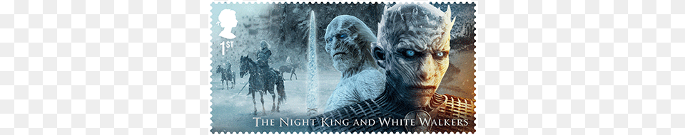 The Night King And White Walkers Stamp Game Of Thrones Stamps, Postage Stamp, Animal, Horse, Mammal Free Transparent Png