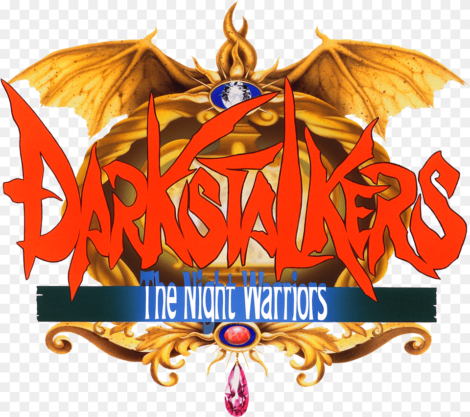 The Night Warriors Darkstalkers Remake, Emblem, Symbol, Plant, Logo Png Image