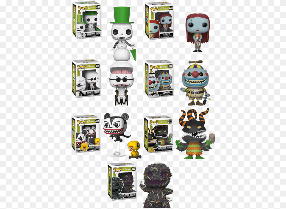 The Nightmare Before Christmas 25th Anniversary Complete Nightmare Before Christmas Pop Vinyls, Robot, Baby, Person, Face Free Png