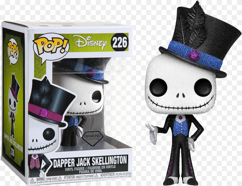 The Nightmare Before Christmas Funko Pop Dapper Jack Skellington, Plush, Toy Free Png Download
