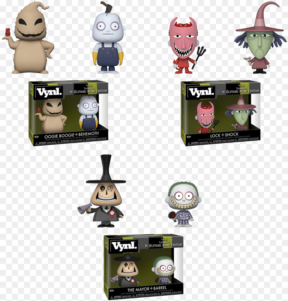 The Nightmare Before Christmas Funko Vynl Complete Nightmare Before Christmas Shock Figure, Baby, Person, Adult, Female Png