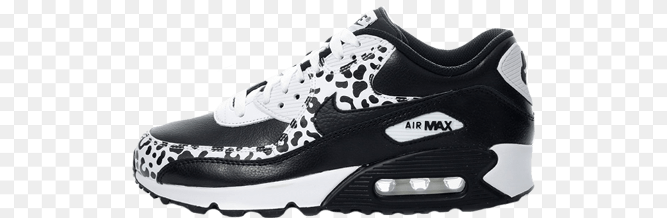 The Nike Air Max 90 White Leopard Has Already Launched Nike Air Max 90 Black, Clothing, Footwear, Shoe, Sneaker Free Png Download