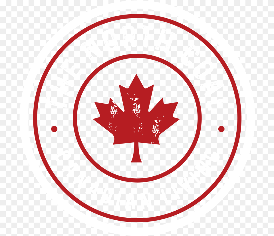 The North Coal Circle Living Canada Flag Sticker, Leaf, Plant, Logo, Person Free Png