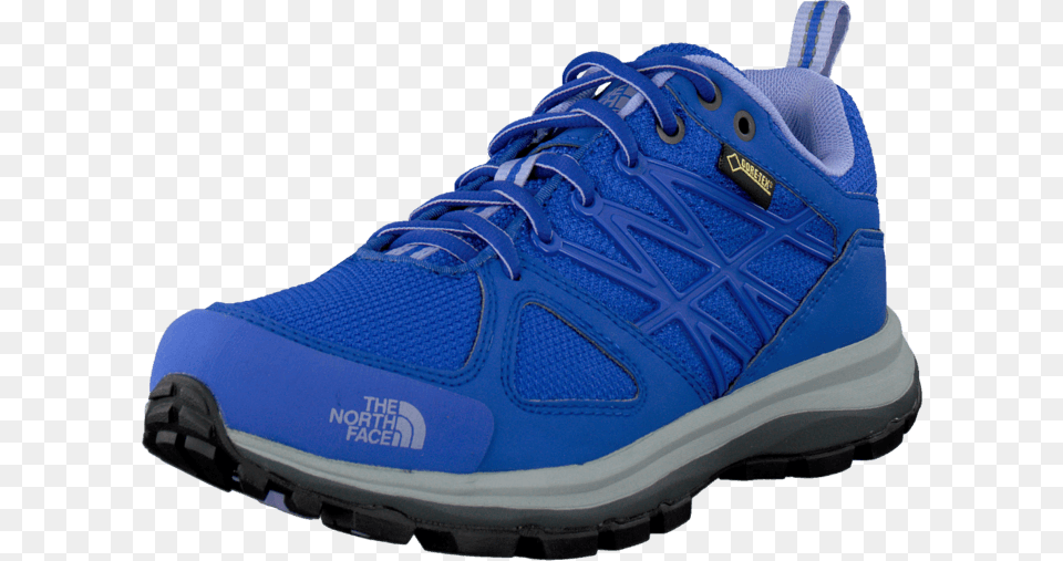 The North Face W Litewave Gtx Vibrant Bluelavendula North Face, Clothing, Footwear, Shoe, Sneaker Free Png Download