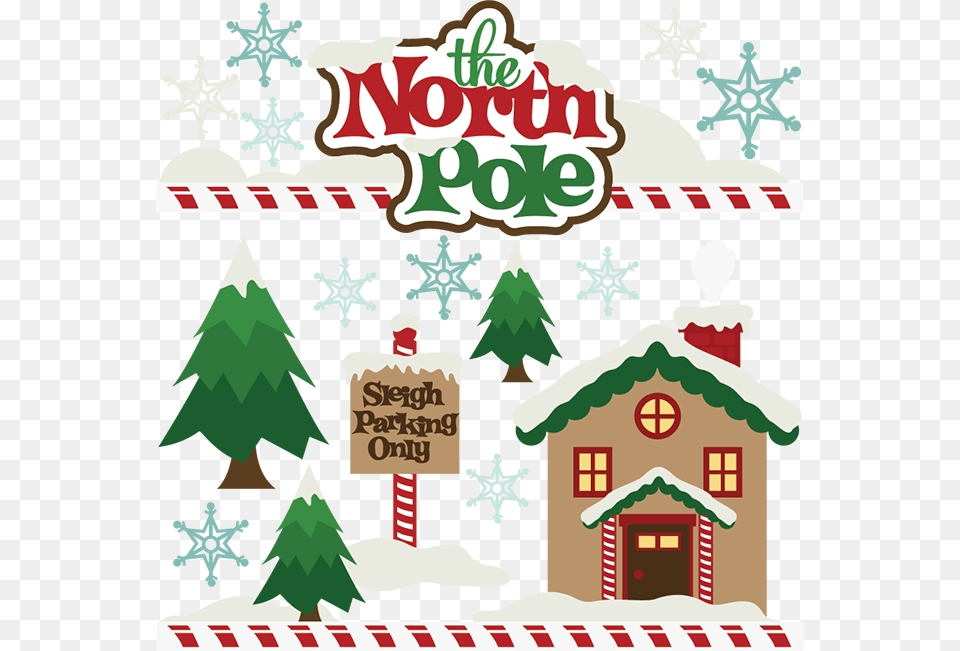 The North Pole Svg Cutting File Christmas Svg Cut Files North Pole Signs Clip Art, Food, Sweets, Neighborhood Free Transparent Png