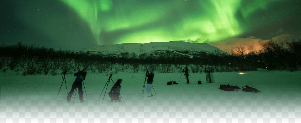 The Northern Lights In Sweden Abisko Northern Lights Tour, Sky, Outdoors, Night, Nature Free Png