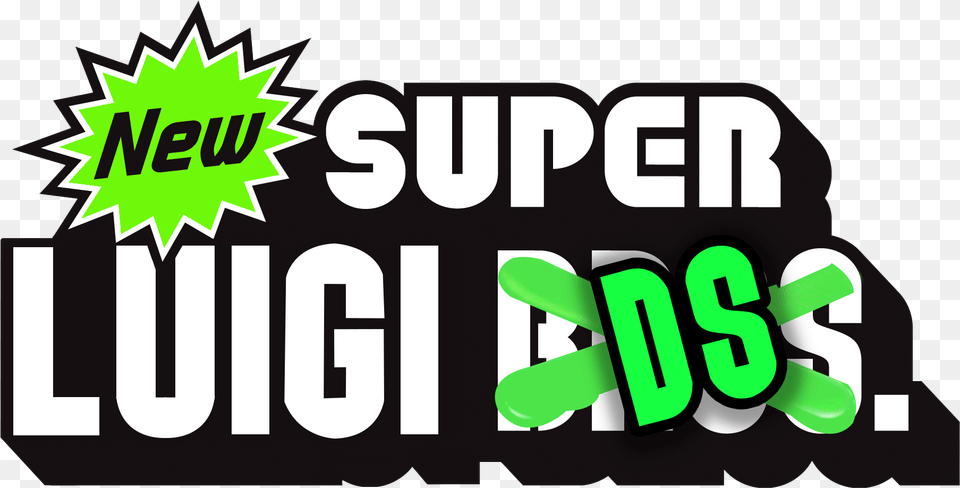 The Nsmb Hacking Domain New Super Luigi For Ds New Super Mario Bros, Green, Logo, Gas Pump, Machine Png Image