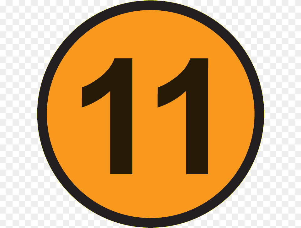 The Number 11 Number 11 In Circle, Symbol, Text, Sign Png