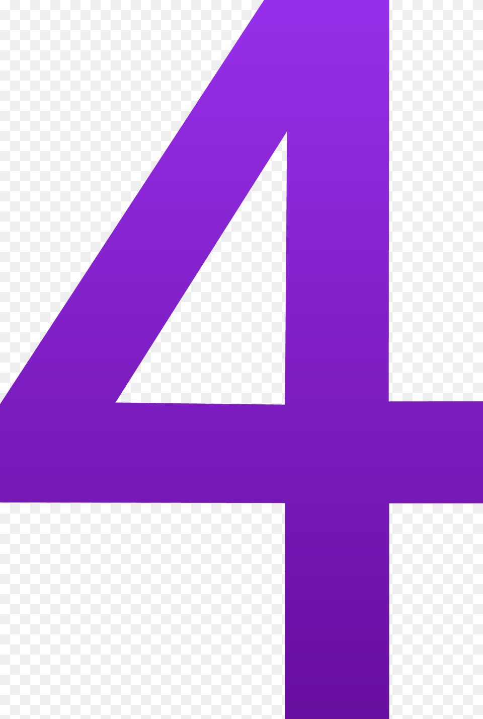 The Number Four, Triangle, Symbol, Text Free Transparent Png