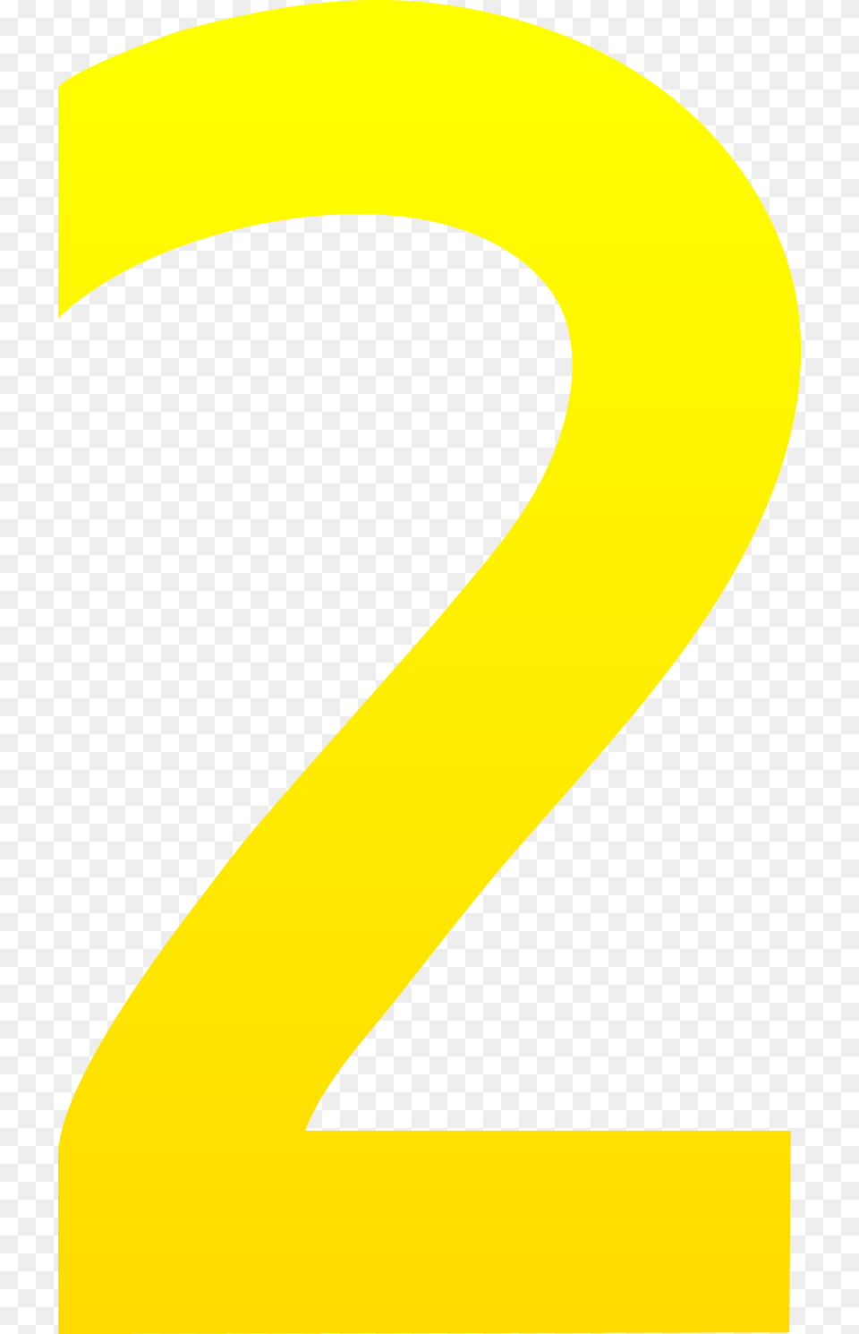The Number Two Clip Art Yellow Number 2 Clipart, Symbol, Text Free Png Download