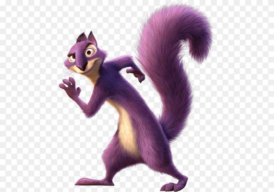 The Nut Job Surly The Purple Squirrel, Animal, Bird, Mammal, Rodent Free Png
