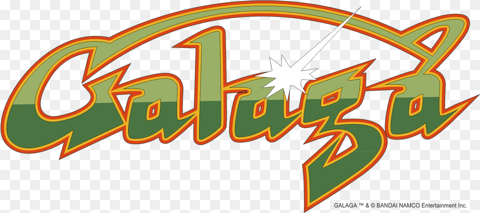The Nuttery To Develop Iconic Game Galaga Into Animated Galaga Logo, Dynamite, Weapon, Text Free Png
