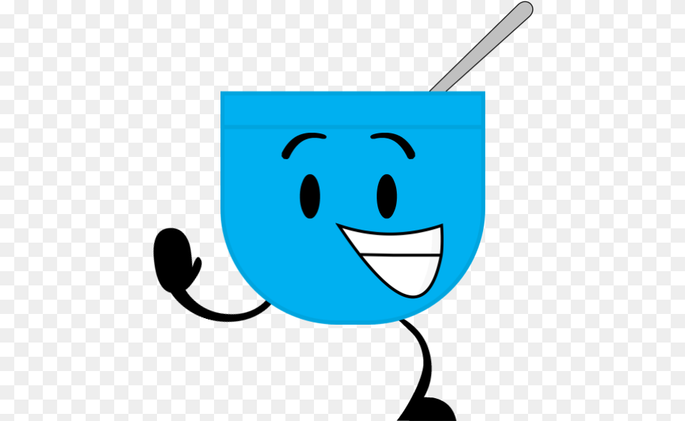 The Object Shows Community Wiki Cartoon Blue Cereal Bowl, Cutlery, Spoon, Soup Bowl, Person Free Transparent Png