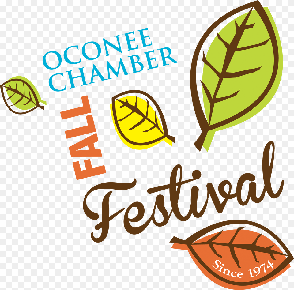 The Oconee Chamber Fall Festival In Historic Downtown, Leaf, Plant, Advertisement, Poster Png