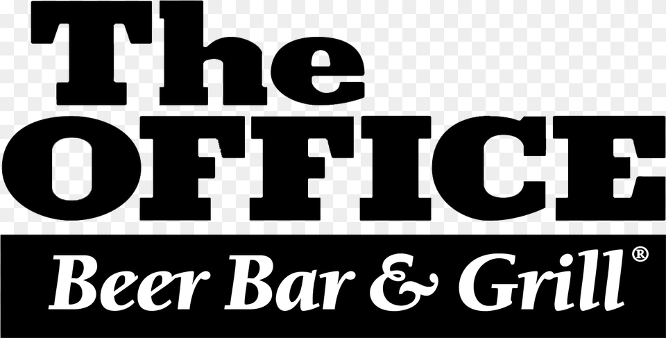 The Office Beer Bar Amp Grill Logo Human Action, Text, Blackboard Png Image