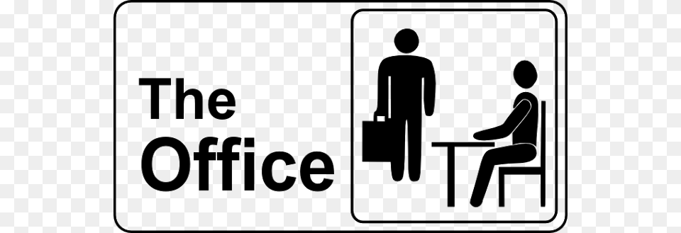 The Office Tv Show Logo, Gray Png