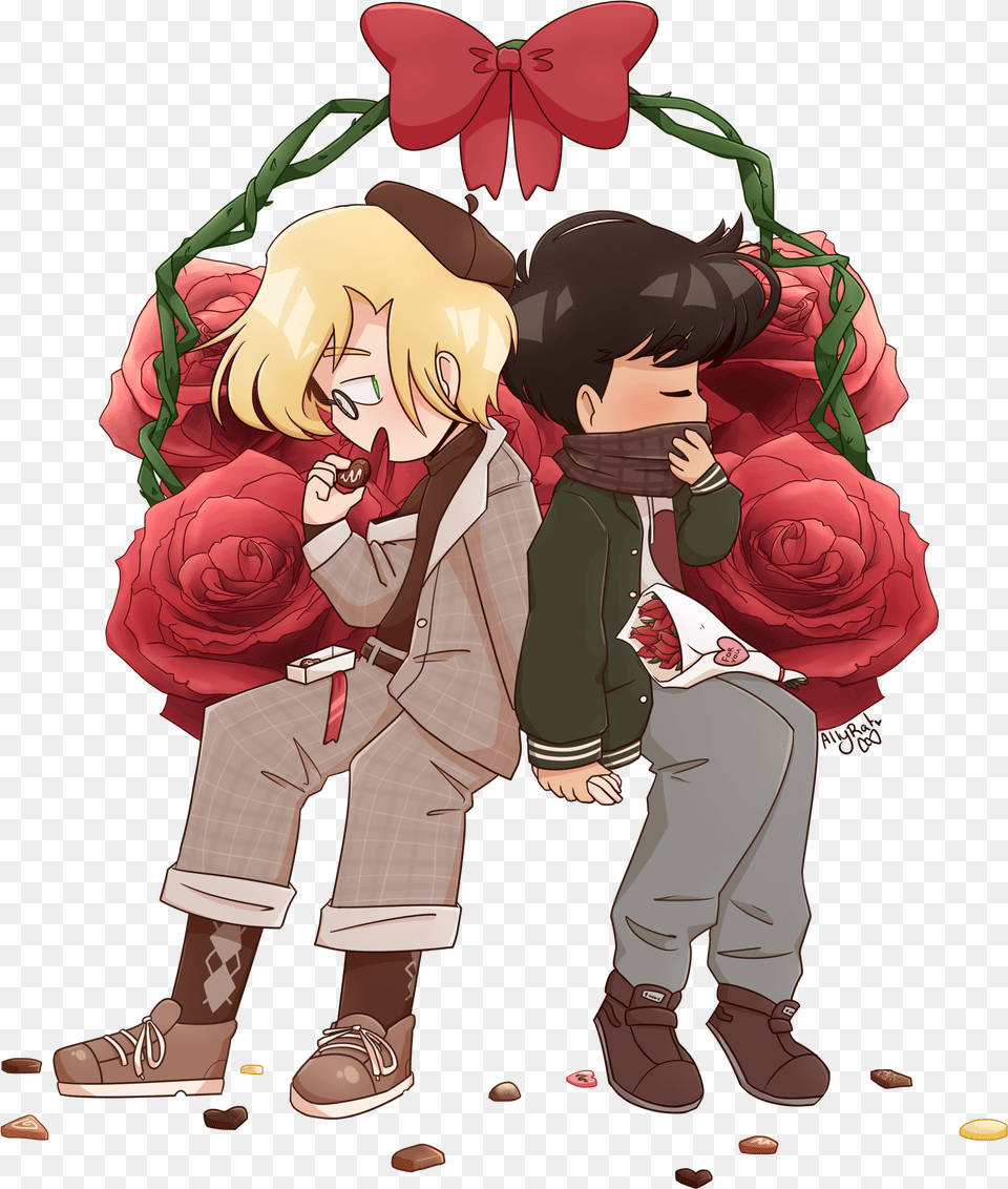The Official Banana Fish Valentine39s Day Art Really Valentine39s Day, Book, Comics, Publication, Baby Png Image