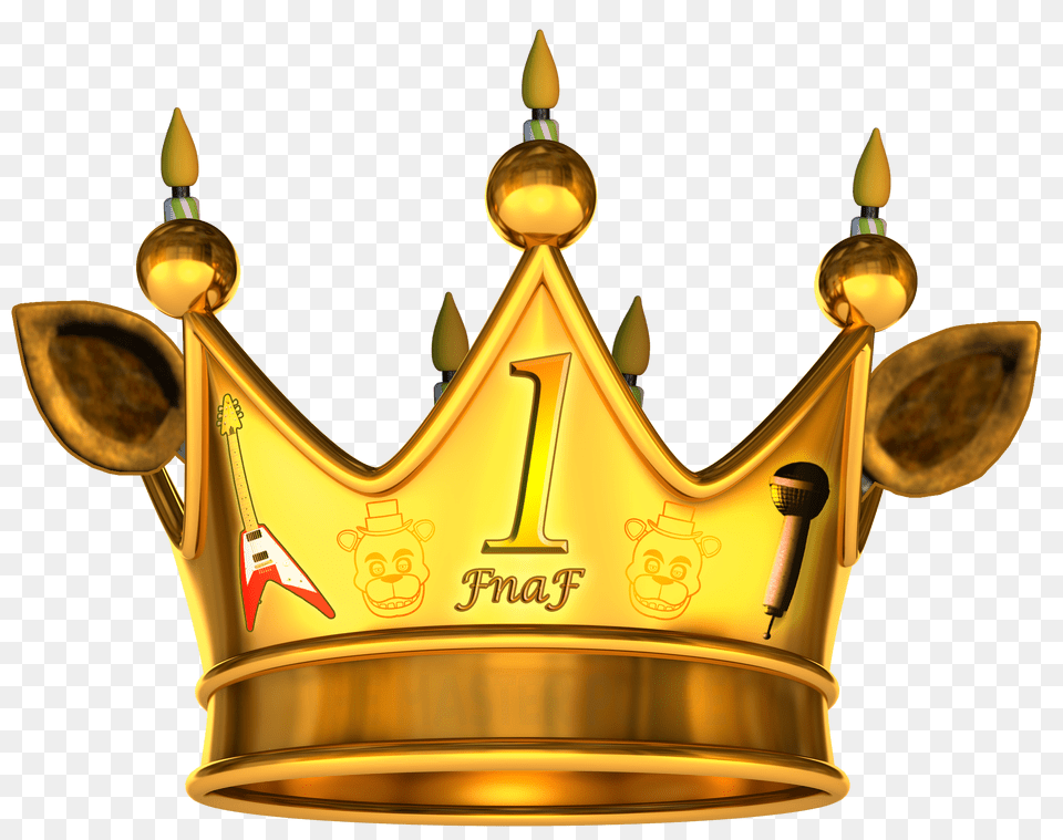 The Official Crown Of Completing Fnaf, Accessories, Jewelry, Chandelier, Lamp Png