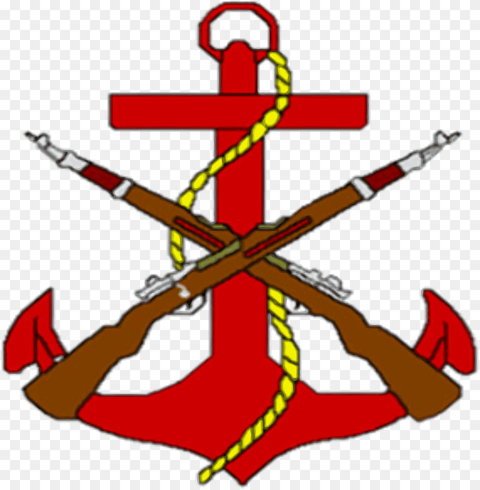 The Official Emblem Of The Naval Infantry Of The United Mexican States Clipart, Electronics, Hardware, Hook, Anchor Free Transparent Png