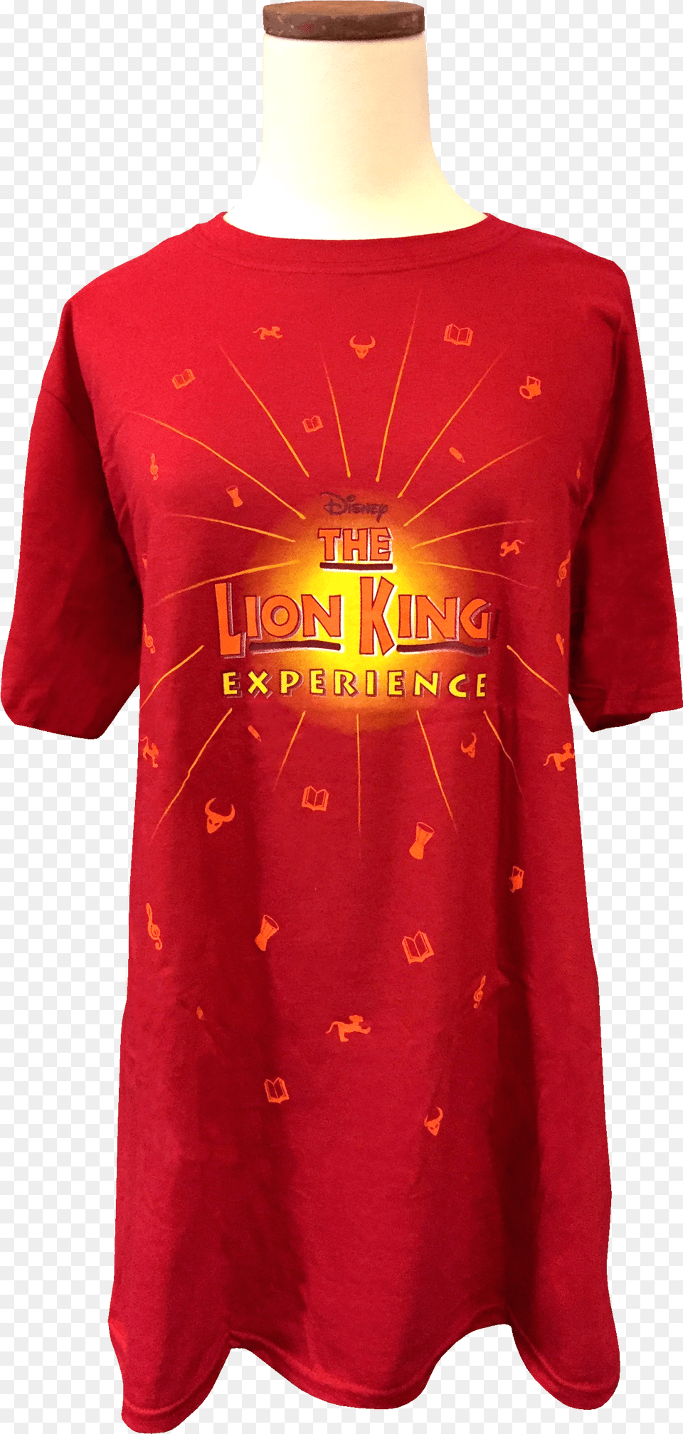 The Official Lion King Experience Logo T Shirt For Active Shirt, Clothing, T-shirt Free Png Download