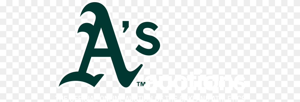 The Official Online Auction Site Of Oakland Athletics Baseball Fonts Oakland Athletics, Logo, Text, Symbol Png Image