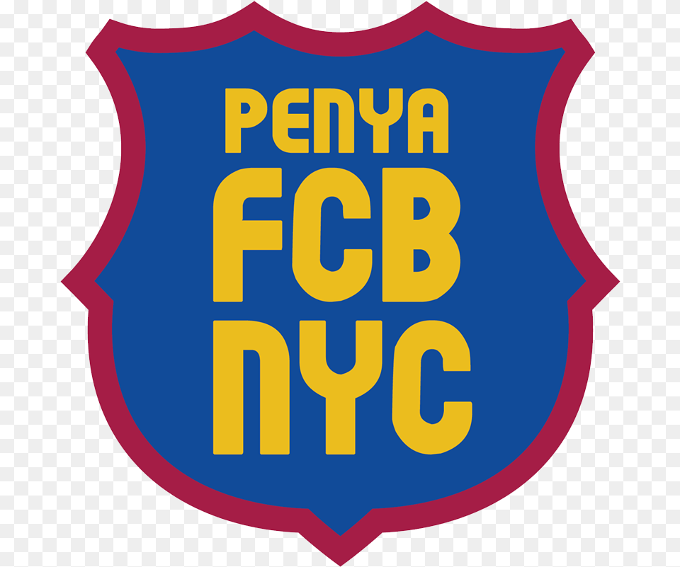The Official Penya Of New York City Fc Barcelona Penya Logo, Badge, Symbol Png Image