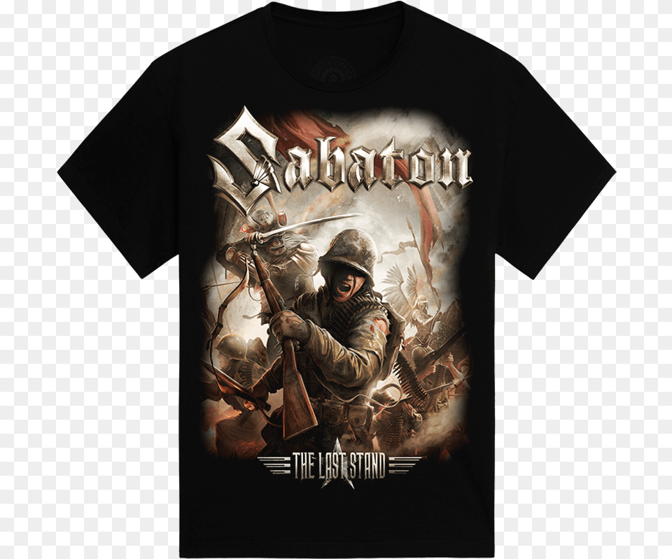 The Official Sabaton Store Sabaton The Last Stand, Clothing, T-shirt, Adult, Male Free Png Download