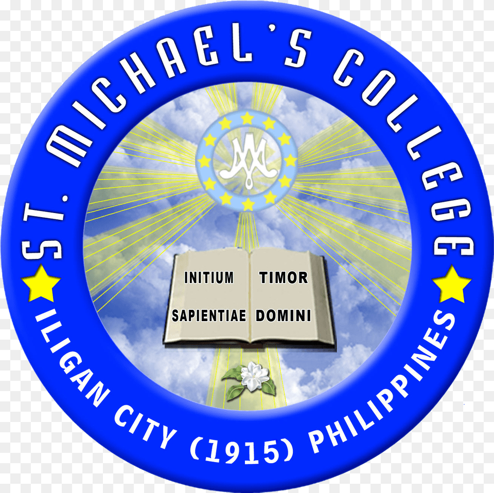 The Official Seal Of St Smc Logo Iligan City, Symbol, Badge, Disk Free Png