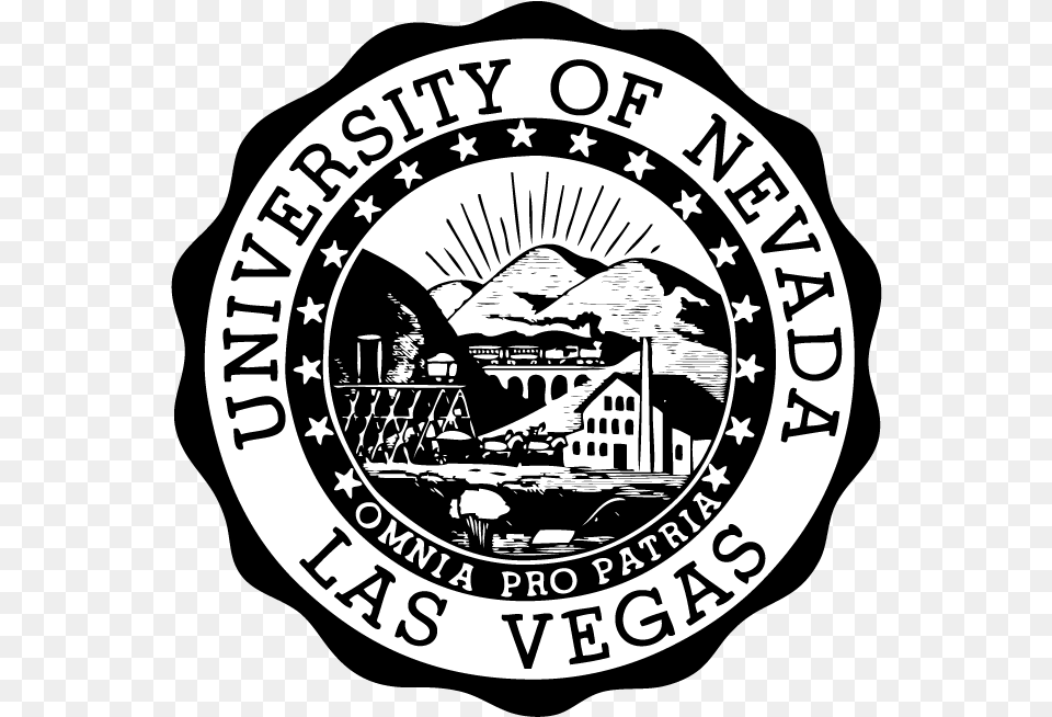 The Official Seal Of The University Of Nevada Las Vegas University Of La Vegas, Logo, Emblem, Symbol, Architecture Free Png Download