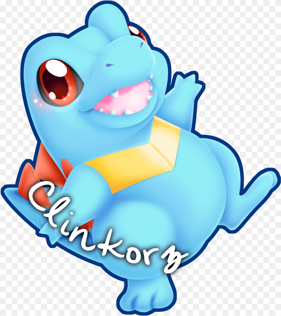 The Official Tumblr Of Clinkorz U2014 New Totodile Wanted To Cartoon, Plush, Toy Free Png