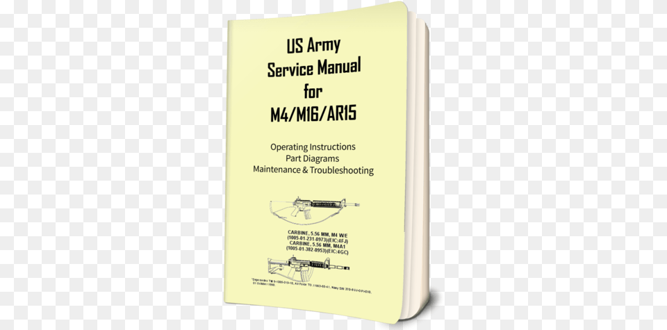 The Official Us Army Manual For Ar15m4m16 Book, Publication, Page, Text, Advertisement Free Transparent Png