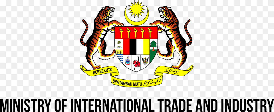 The Official Website Of Coat Of Arms Of Malaysia, Emblem, Symbol, Logo, Animal Png