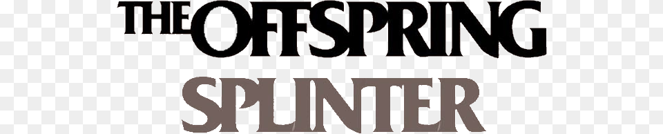 The Offspring Splinter Offspring, Text, Logo Png