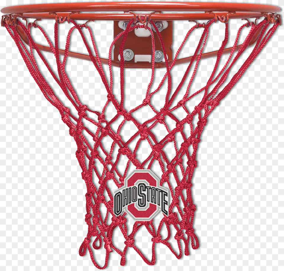 The Ohio State University Red Basketball Net Krazy Netz Heavy Duty Colored Basketball, Hoop Free Png Download