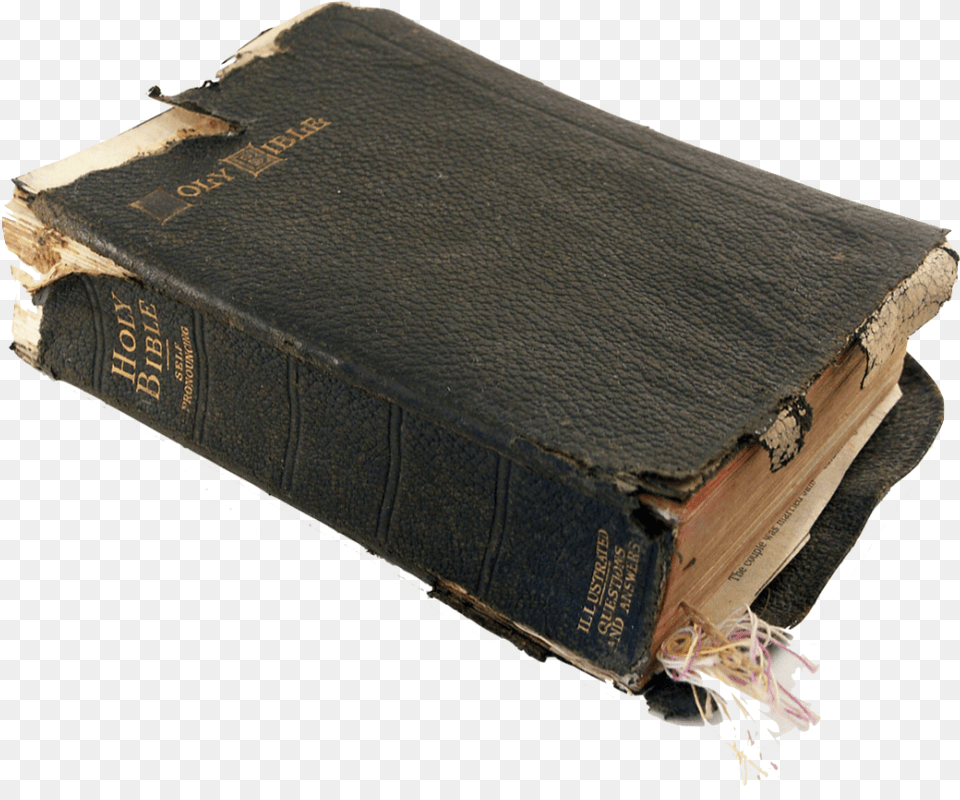 The Old And New Testaments Old Beat Up Book, Publication, Diary, Novel Png Image