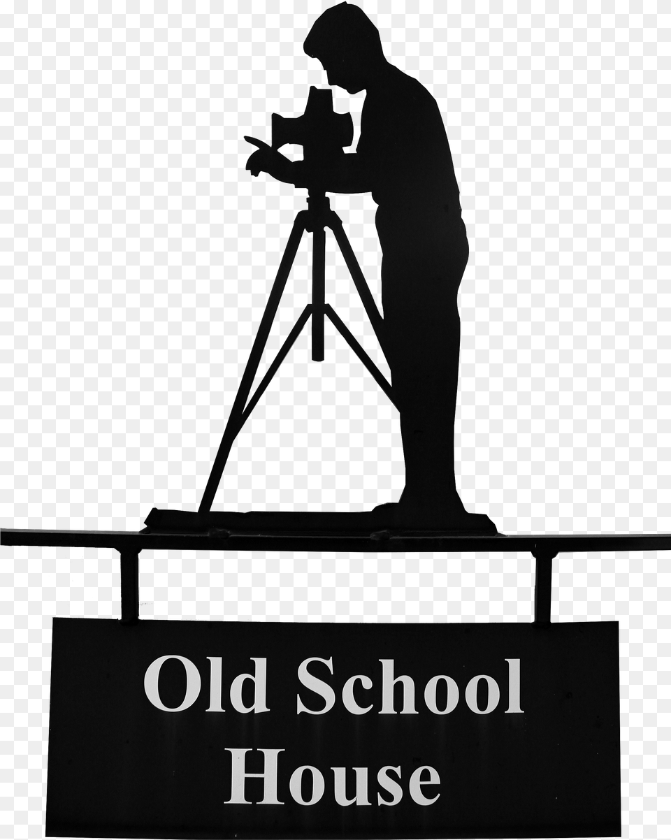 The Old School House Silhouette, Photography, Tripod Png