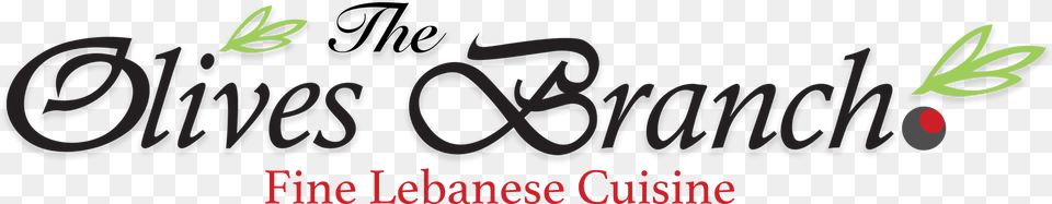 The Olives Branch Calligraphy, Logo, Text Free Png