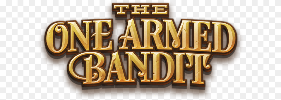 The One Armed Bandit Yggdrasil Gaming One Armed Bandit Slot Logo, Text Png Image