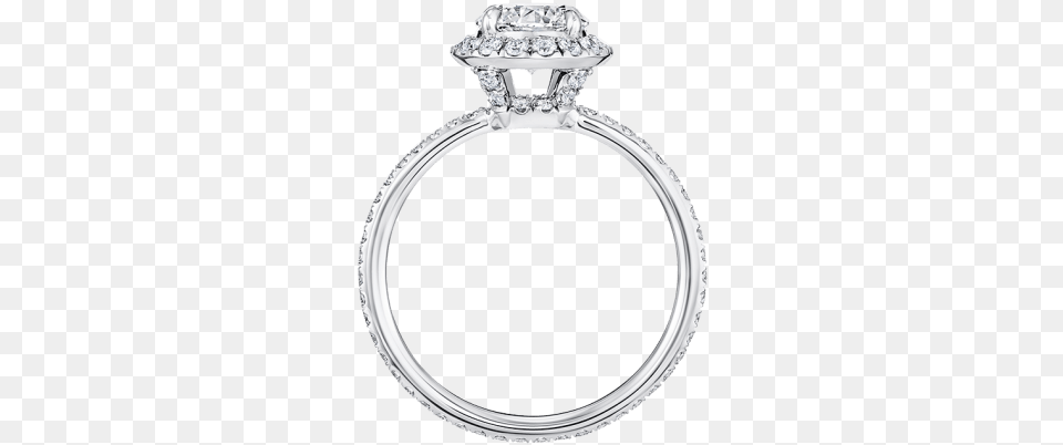 The One Cushion Cut Diamond Micropav Engagement Ring One Harry Winston, Accessories, Jewelry, Silver, Gemstone Free Transparent Png