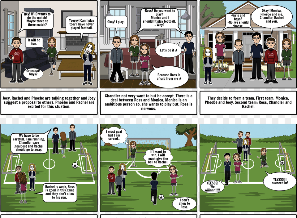 The One With The Football Cartoon, Book, Comics, Publication, Person Png Image