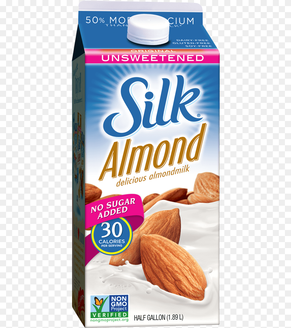 The Only Reason It39s Called Almond Milk Is Because Silk Pure Almond Milk Original, Food, Grain, Produce, Seed Free Png