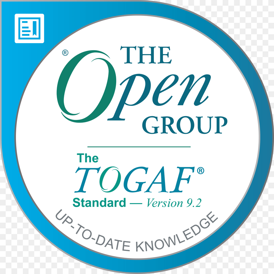 The Open Group Certified Togaf Essentials 2018, Disk, Logo Free Png Download