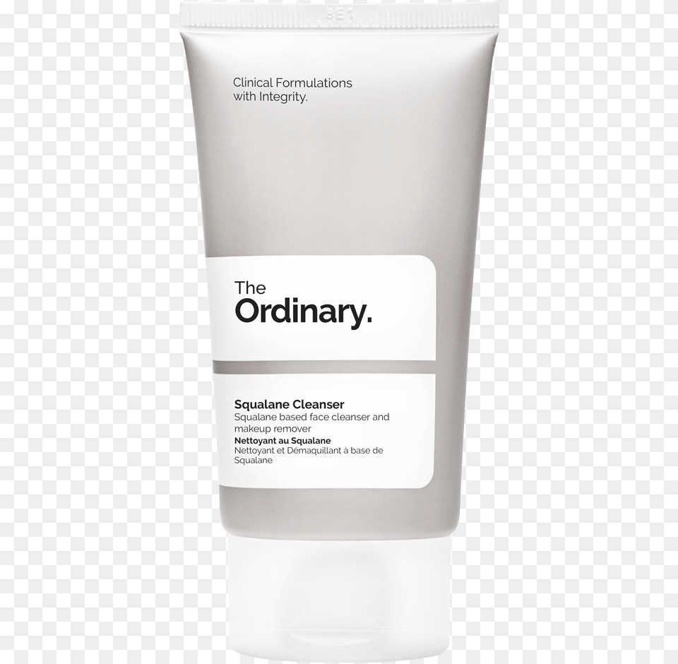 The Ordinary Squalane Cleanser, Bottle, Lotion, Cosmetics, Aftershave Free Png