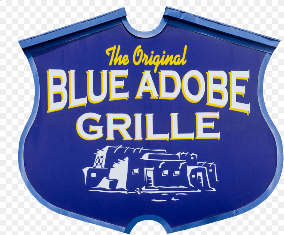 The Original Blue Adobe Grill Hidden Gem Close To Mesa World Famous Fried Chicken, Badge, Logo, Symbol Free Png