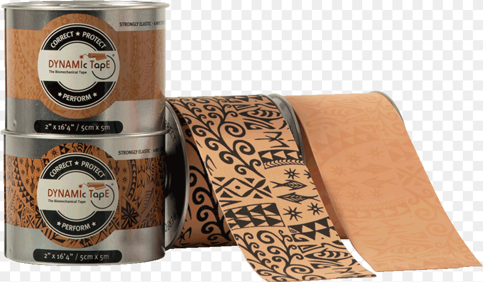 The Original Dynamic Tape With Black Tattoo Or Beige Chocolate, Can, Tin Png