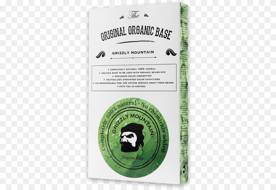 The Original Organic Base Grizzly Mountain Beard Dye Organic Amp Natural Brown, Advertisement, Poster, Baby, Person Free Transparent Png