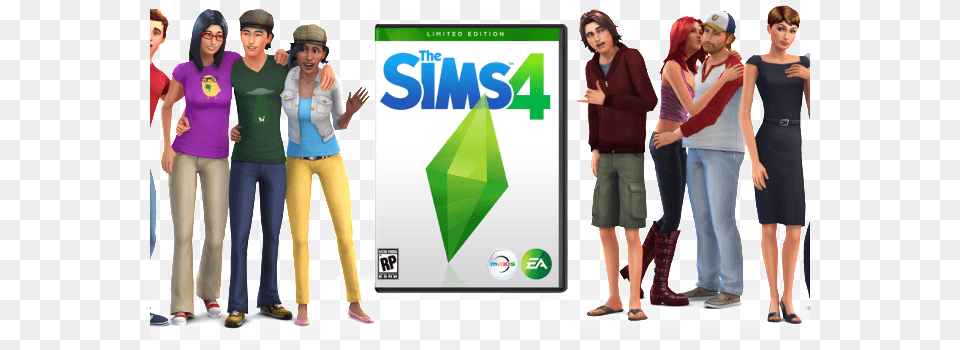 The Original Release Date For The Game Was March Sims 4 Original Sims, Adult, Person, Pants, Woman Free Png Download